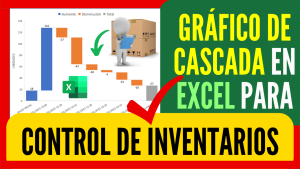 GRÁFICO DE CASCADA EN EXCEL PARA CONTROL DE INVENTARIOS