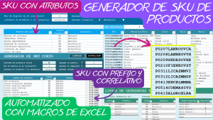 GENERADOR DE SKU DE PRODUCTOS EN EXCEL